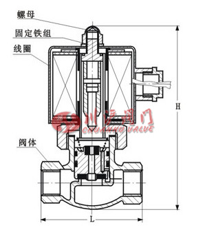 2L電磁閥 結(jié)構(gòu)圖