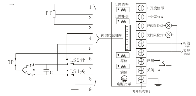 341執(zhí)行器接線圖