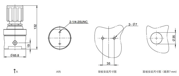 內(nèi)螺紋背壓閥結(jié)構(gòu)圖